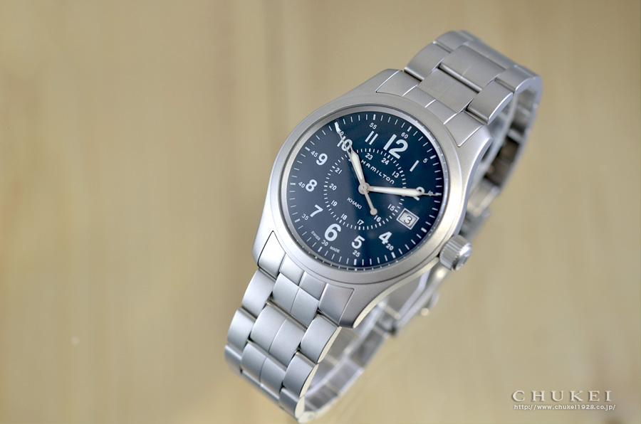 Khaki Field Quartz - Dial color:Blue - H68201143 | Hamilton