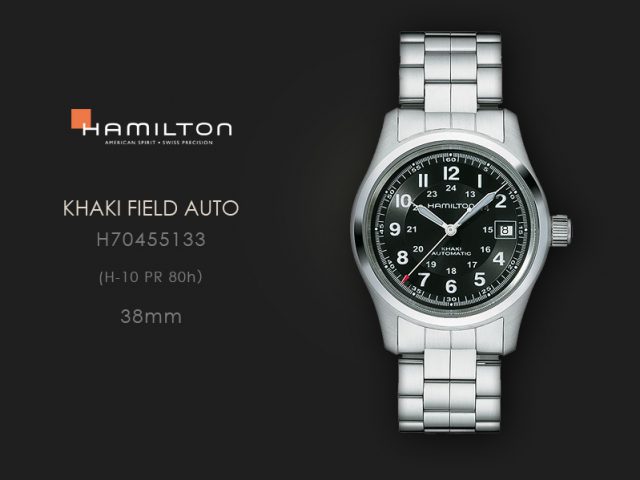 ハミルトン カーキフィールドオート 38mmブレス仕様 H70455133