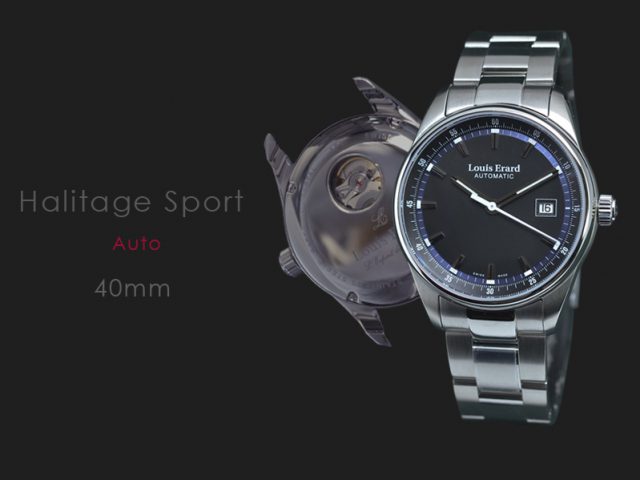 ルイ・エラール ヘリテージ・スポーツ ブラック LE69105AA12BMA19