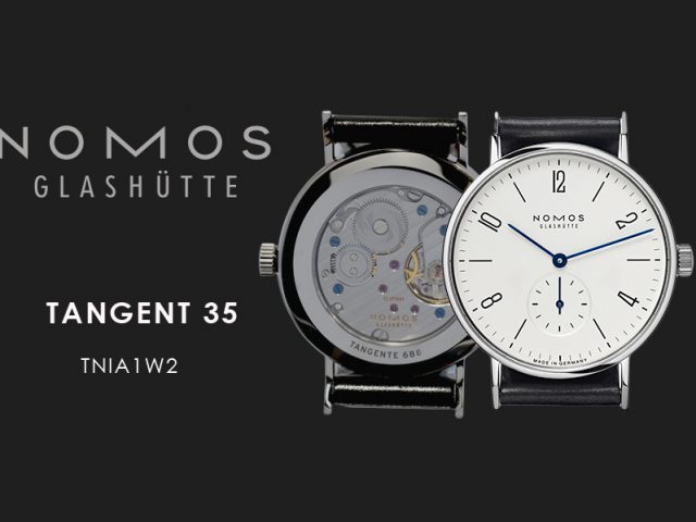 ノモス タンジェントシルバー35mm TN1A1W2 nomosα 手巻き