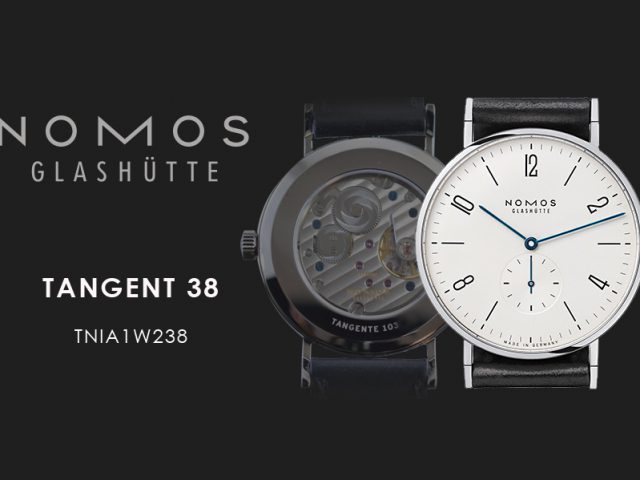 ノモス タンジェント 38 nomos α 手巻 TN1A1W238