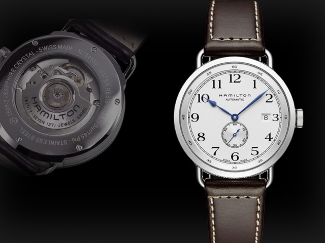 ハミルトン カーキ ネイビー パイオニアスモールセコンド40MM シルバー H78465553