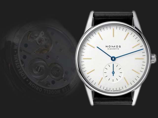 ノモス オリオン シルバー35mm nomosα手巻き OR1A3GW2