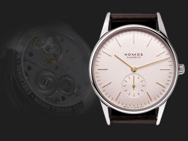 ノモス オリオン ローズ 35mm nomos α手巻き OR1A3GR2
