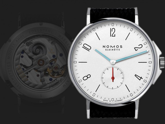 ノモス Ahoi-アホイ 40mm nomos ε 自動巻き AH1E1W2