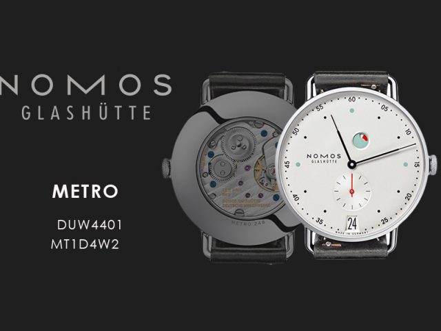 ノモス メトロ パワーリザーブ ディト37MM MT1D4W2 (DUW4401) 手巻き