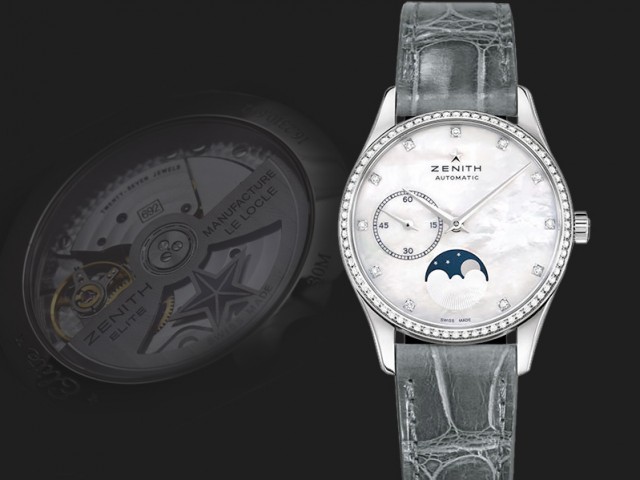 ゼニス ウルトラシンレディムーンフェイズ 33 mm 16.2310.692/81.C706