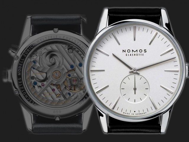 ノモス チューリッヒ シルバー 39.7mm nomos ε 自動巻き ZR1E3W2