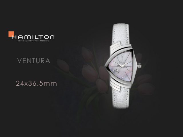 ハミルトン ベンチュラ レディマザーオブパールダイヤル H24211852