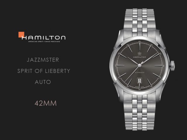 ハミルトン スピリットオブリバティ グレー・ブレス仕様42MM H42415091