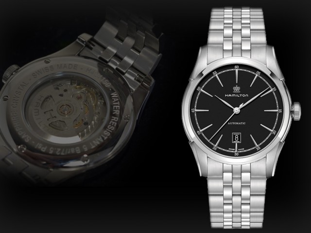 ハミルトン スピリットオブリバティブラック ブレス仕様42MM H42415031