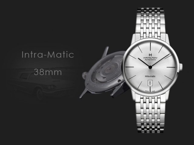 ハミルトン イントラマティック38MM シルバーブレス H38455151