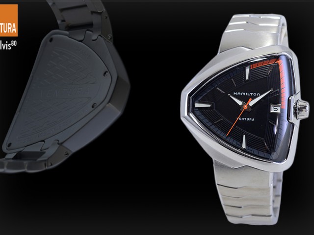ハミルトン ベンチュラ エルヴィス80スチールブレス H24551131