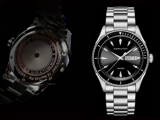 ハミルトン シービュー ディディト42mm ブラック H37511131
