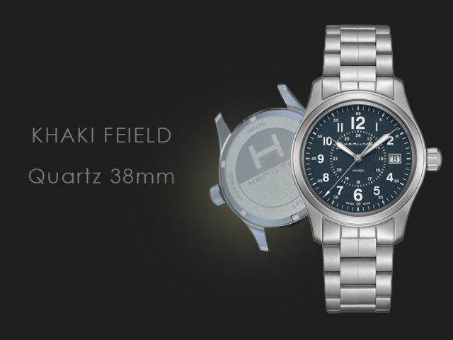 ハミルトン カーキフィールド クォーツ ブルー ブレス H68201143