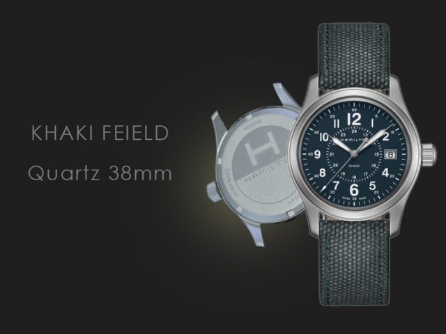 ハミルトン カーキフィールド クォーツ ブルーキャンパス ストラップ H68201943