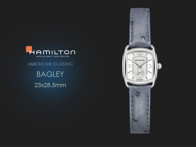 ハミルトン バグリー シルバーインデックス ブルー・グレーオースト H12351655
