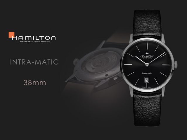 ハミルトン イントラマティック ブラック 38MM H38455731