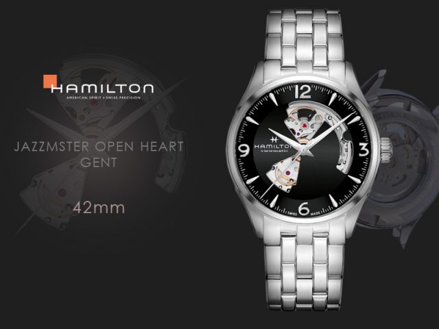 ハミルトン ジャズマスター オープンハート42MM ブラック ブレス仕様 H32705131