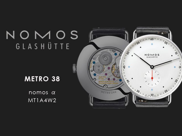ノモス メトロ 38 MT1A4W2(nomos α)手巻