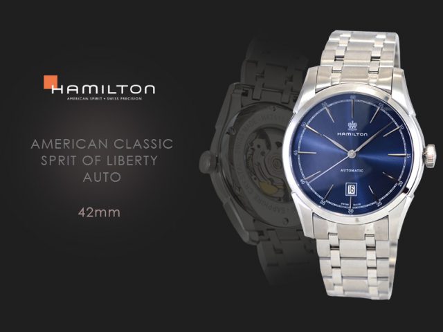 ハミルトン スピリットオブリバティ ブルー・ブレス仕様42MM H42415141