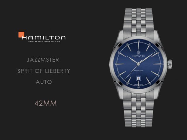 ハミルトン スピリットオブリバティ ブルー・ブレス仕様42MM H42415141