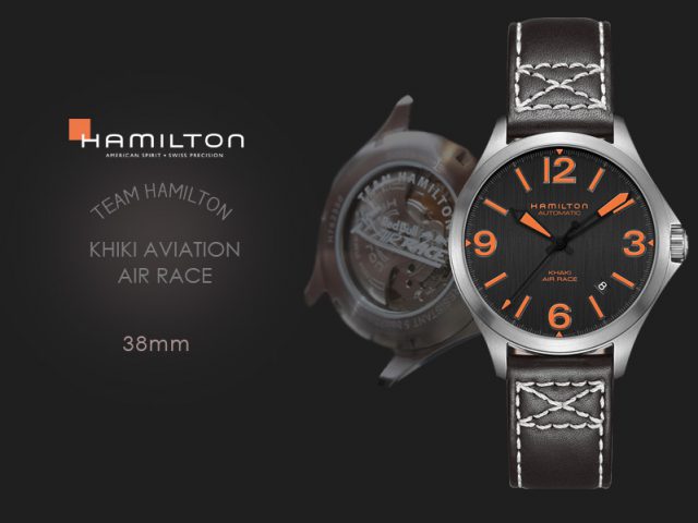 ハミルトン カーキエアレース チームハミルトン モデル 38MM H76235731