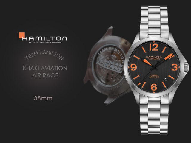 ハミルトン カーキエアレース チームハミルトン モデル 38MM H76235131