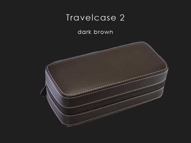 トラベルケース2　ダークブラウン