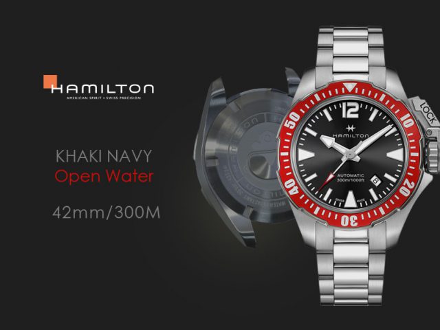 ハミルトン カーキネイビー オープンウォーター 42mm H77725135 レッドベゼル ブレス