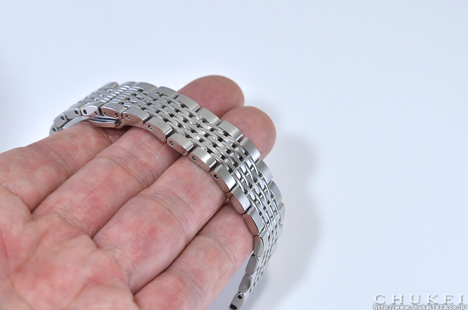 ノモス用19mmブレスレット(時計は付属しません) - 金属ベルト