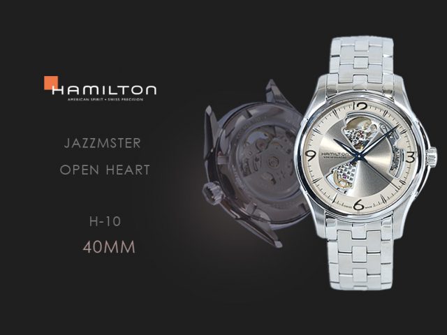 ハミルトン ジャズマスター オープンハート ベージュダイヤル・ブレス仕様 H325651121